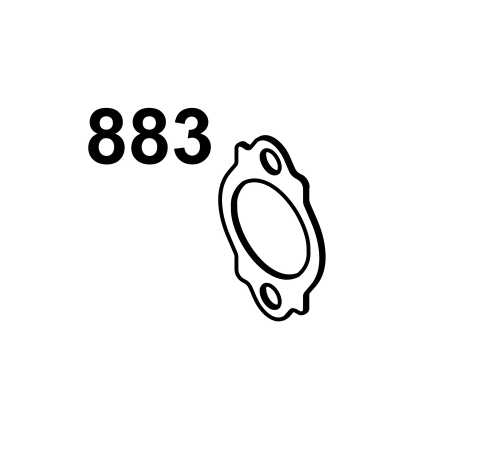 Exhaust Group Diagram and Parts List for 613277-0011-E1 400000 - 699999 Briggs and Stratton Engine